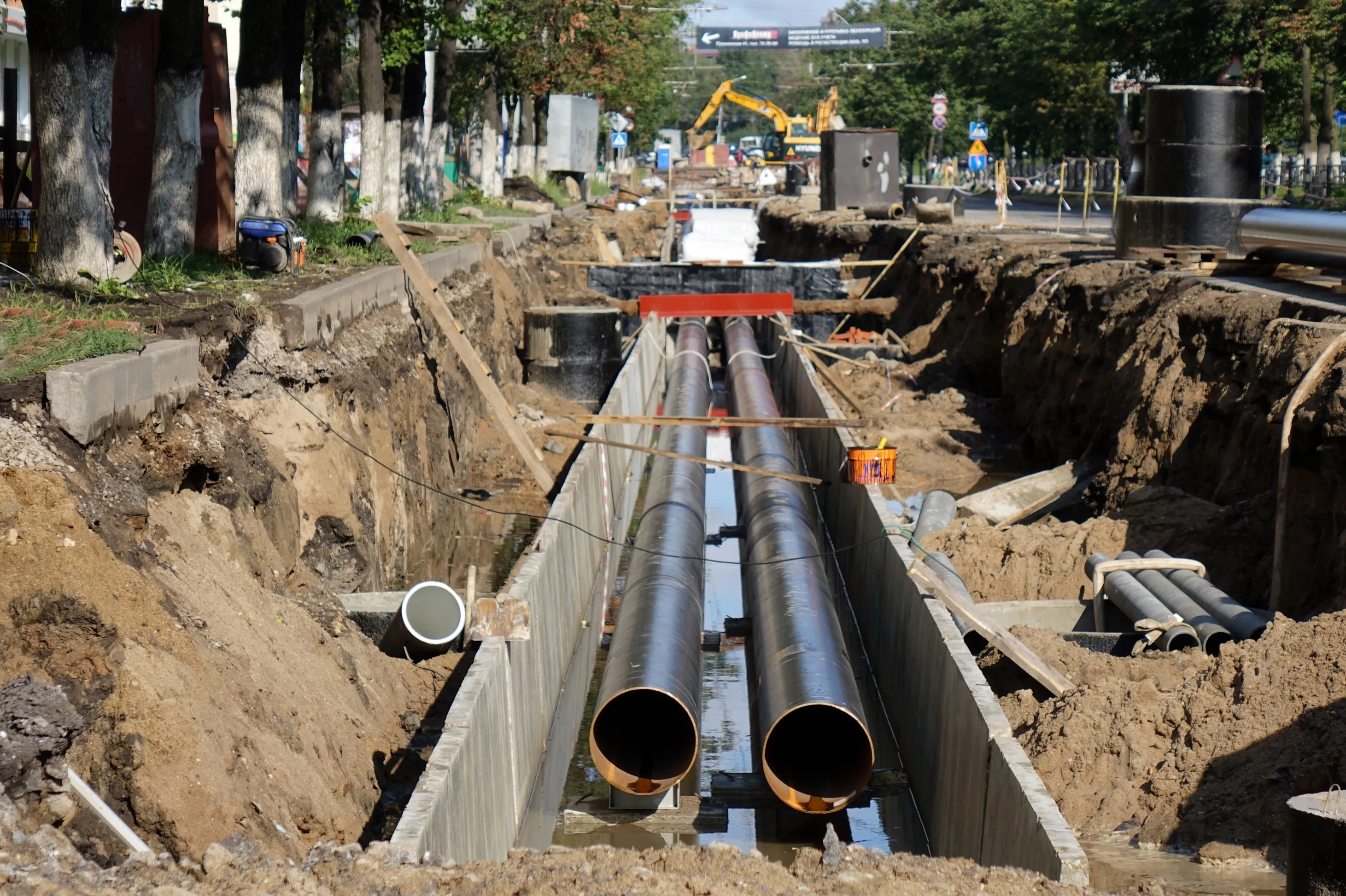 Underground pipelines